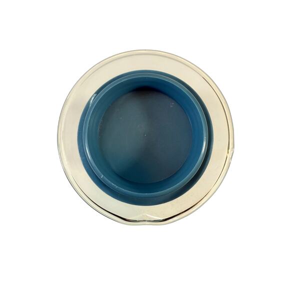 Vintage Pyrex Blue Country Flower Basket 1.5Qt Carafe #7014 - Picture 2 of 5